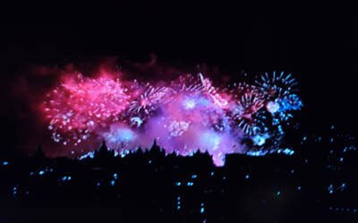 Fireworks on the Thames