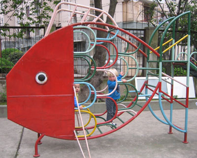 Playing at school