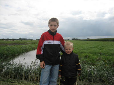 flat with a heavy sky