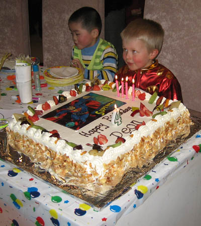 Deon's birthday cake