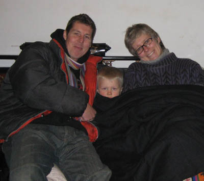 inside / outside it's cold